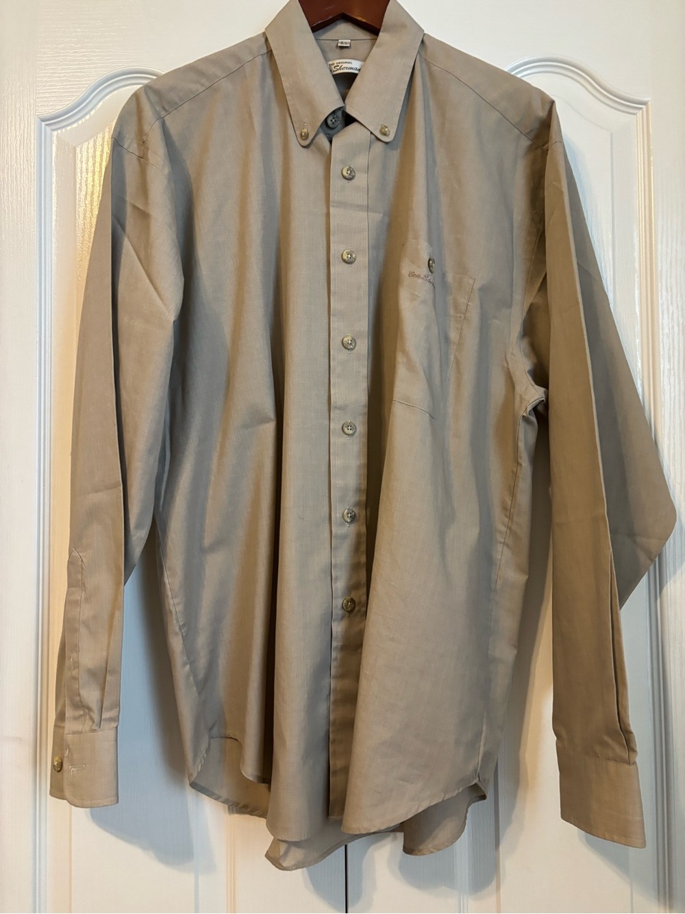 Ben Sherman Button-Down Dress Shirt in Khaki